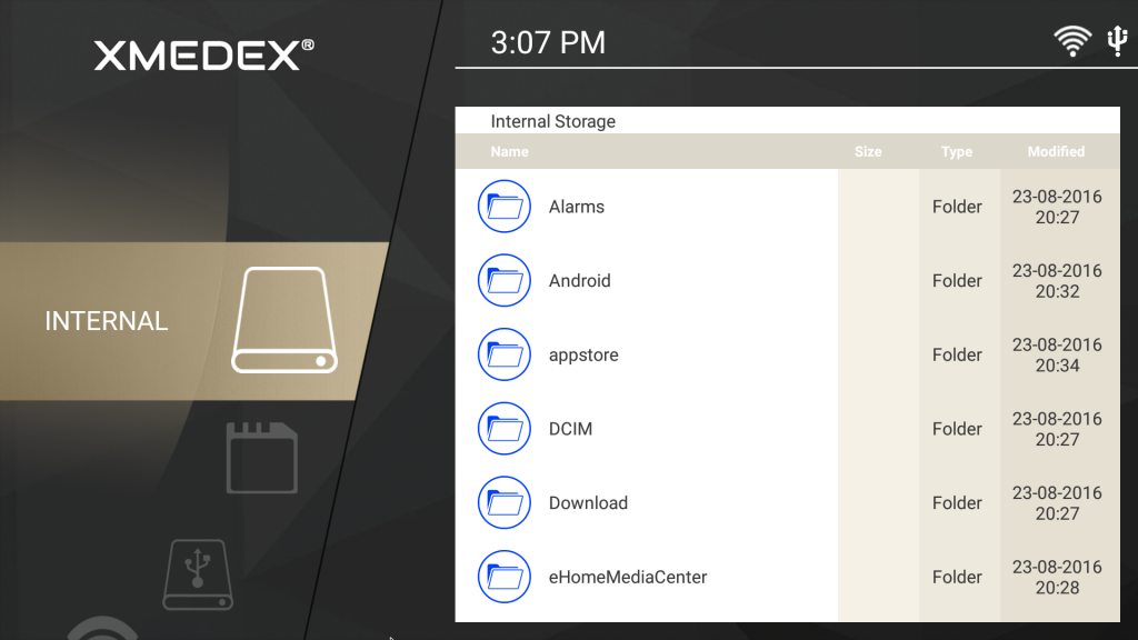 xmedex file manager app android tv box