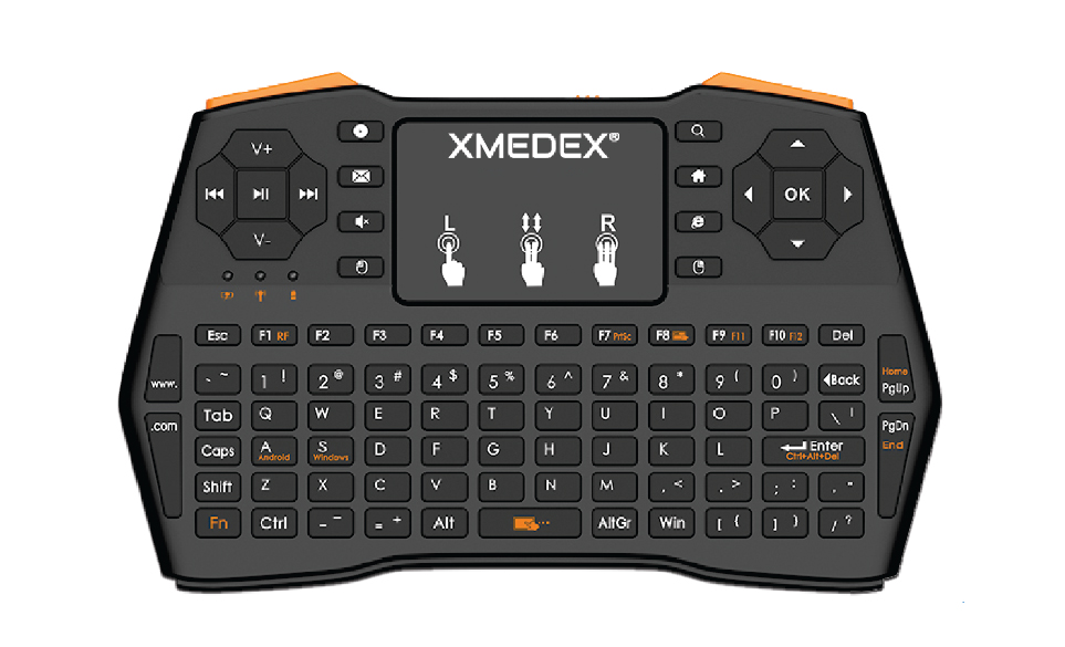 xmedex wireless keyboard touchpad elite android mac windows